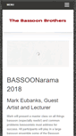 Mobile Screenshot of bassoonbrothers.com
